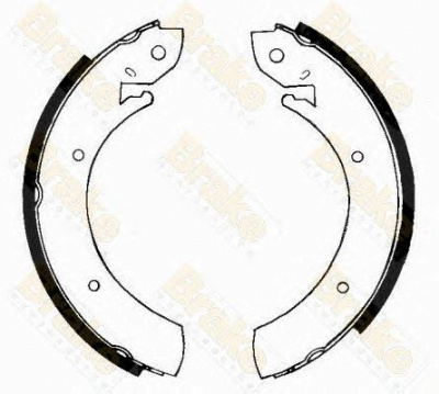 BRAKE ENGINEERING sh2181 -  Комплект тормозных колодок